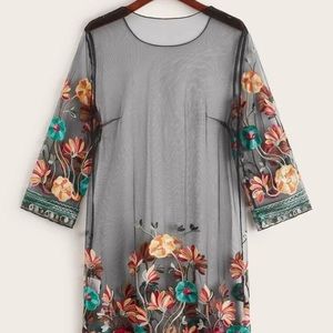 Embroidery Tunic Dress